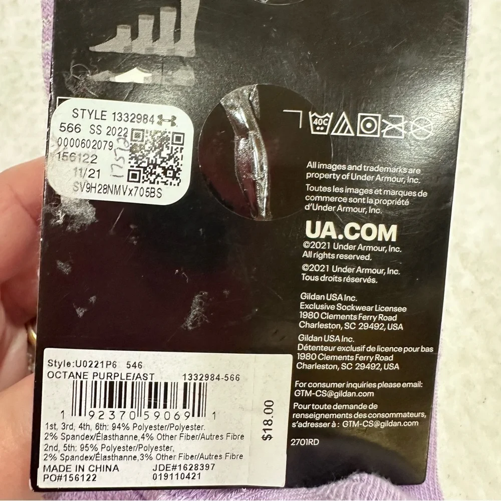 Girl’s Under Armour No-Show Socks